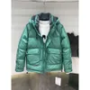 Designer de luxe Chaopai Classic Men's 2023 Hiver Nouveau capuche couleur unie épaissie manteau populaire jeunesse polyvalente vêtements d'extérieur couple mode