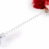 Cat Toys Funny swing spring Mice with Suction cup Furry cat colorful Feather Tails Mouse Toy for Cats Small Cute Pet Toys 1101