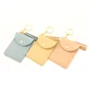 New Women Wristlet Card Holder Silicone Chain Beaded Bangle Wallet Bracelet Keychain Pocket Coin Purse Leather Tassel Key Ring FY3454 ss0401