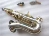 Nieuwe Gebogen Sopraansaxofoon SC-9937 Professionele Muziekinstrument B platte Nikkel zilver Messing Sax Met Case Accessoires
