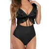 Damskie stroje kąpielowe 2023 Seksowne marszczenie One Piece Swimsuit Kobieta Plus Size Women Monokini Bathers Bathing Suits Beachwear Swim Ladies xxl