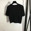 女性用 プラスサイズ Tシャツ デザイナー Tシャツ ファッション 女性 新しいアルファベットプリント ピンタックウエスト ショートスタイル クロップ半袖トップス レディーストップドレス ホワイト ピンク ブラック SML