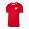 qqq8 Pologne 2022 Lewandowski Soccer Jersey Home Away Polonia 2023 Grosicki Piszczek Milik Maillot de football polonais Uniforme 22 23 Femmes