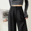 Kvinnor Pants Capris Korean Fashion Casual Women's Pants Lose Straight Wide Ben Pants For Women Office Lady Cargo Pants Woman Pants Baggy Clothing 231101