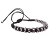 Strand 2023 Anil Arjandas Brand Men Armband Black Color Micro Pave Cz Bead flätad makram för kvinnor smycken gåva