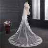 Veli da sposa NZUK Fard in pizzo Velo da sposa 3 metri di lunghezza 1,5 di larghezza Due strati bianco avorio con pettine Accessori