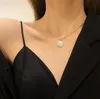Designer de jóias designer colar de ouro colar de jóias de luxo pingente colares ouro rosa presente do dia dos namorados para mulher