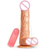 Sex Toy Massager Adult Massager Silicone Dildo Vibrator Erotic Sextoys Realistic Huge Penis Strong Suction Cup Vibrators for Women Vibrating Products