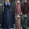 Roupas étnicas Mulheres muçulmanas abaya kaftan manto manto manta de peru árabe dubai vestidos retro estilo islâmico tamanho grande 5xl