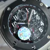 AP Menwatch Luxury Incrusted Watch Designer Diamond Men Watch AP Chronograph APS Watches Menwatch Ekzk Superclone Swiss Auto Mechanical Movement Uhr Al