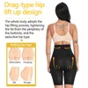 Kvinnors Shaper High midja sömlös tränare Body Briefs Firm Control Tummy Thong Shapewear Panties Bälte Slimming Underwear 231031
