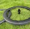 6560 fietswielen Schijf- of velgremmen carbon fietswielen tubuless/Clincher/Tubeless 700x 25 mm brede wielset 65 mm