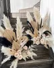 Fiori secchi Boho Composizione di nozze Decor Pennacchi lunghi Conservati Rosa Beige Canna Pampasgras Sbiancato Bianco Soffice Grande Erba di Pampas 231101