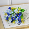 シミュレーション人工小さなデイジープラスチックフェイクフラワー28ヘッドジャンプランchrysanthemum庭園装飾