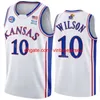 College Basketball Kansas Jayhawks Jersey 10 Jalen Wilson 4 Gradey Dick 15 Kevin McCullar Jr 24 K.J Adams Jr 3 Dajuan Harris Jr 1 Joseph Yesufu Stitched NCAA