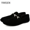 Модельные туфли YWEEN, весенне-осенние мужские удобные лоферы без шнуровки, модные повседневные туфли на плоской подошве, оптовая продажа 231031