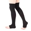 Kadın Çorap Sıkıştırma Uyluk Yüksek Basınçlı Açık Ayak parmağı Varis Çoraplar Erkekler Diz Uzunlukta Sıkı Bacak