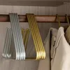 Hangers Creative Triangle Clothes 5pcs Solid Metal For Coat Trousers Scarf Drying Rack Home Storage Racks Organizer