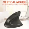 Mice Vertical wireless USB mouse conforms to ergonomics rechargeable portable PC game console laptop Mause game accessory mouse 231101