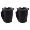 Coffee Filters Reusable Filter Compatible With Keurig My K-Cup 1.0&2.0 All Home Makers (Black 2Pcs/Pack)