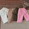 Trousers Kids Pants Chlidren Cotton Warm Trousers for Winter Fashion Baby Boys and Girls Casual Pants 231031