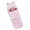 Blankets Luxurious & Functional Born Sleep Bag Double Layered Lamb Fleece Baby Blanket Kick Proof For Fall Winter