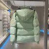 Women's Parkas Topstoney par kort glansig casual kappa 2023 vinter ny vit anka ner jacka modetryck varmt utkläder damer snörockar kläder