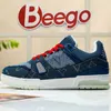 Projektant Virgil Trainer Sneaker Denim Monograms buty Tłoczone białe podpisy damskie Gumowe Denim Leather Mens Trainers Sneakers Rozmiar 36-45