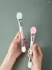 Pinceaux de maquillage en gros Double tête masque Facial brosse cheveux doux Silicone cosmétique visage nettoyage cosmétiques outils