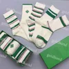 Chaussettes longues pour hommes et femmes, chaussettes de sport de styliste, bas chauds en coton, chaussettes de marque imprimées avec lettres