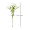 Dekorative Blumen Kränze dekorative Blumen 1/2pcs weiße Gypsophila künstliche Babybreath Blume Hochzeit DIY Bouquet Dekoration A DH9WQ