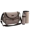 Designer högkvalitativ blöjtryck multifunktionell axelväska Multipla stilar Mummy Bag 3-Piece Set