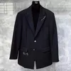 Ternos masculinos 2023 preto versátil terno casaco blazer hombre cavalheiro de alta qualidade homens mariage homme vestido de festa personalizado