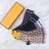 Designer Men's and Women's Socks Brand Luxury Sports Winter Mesh lettering printed socks with box