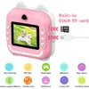 Appareil Photo numérique à impression instantanée pour enfants, Mini imprimante thermique, vidéo, pour photographie, jouets éducatifs, cadeau pour garçons et filles