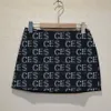 Strass damesjurk sexy zwarte minirokken trendy rok met voeringshorts