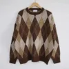 Heren truien HOUZHOU Argyle trui Pullover heren kerst opa trui Koreaanse casual vintage retro kleding herfst streetwear harajuku 231101