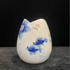 Vaser kinesiska hem keramiska vasen handgjorda dekorativa med jingdezhen klassisk konst container arrangemang av klippblommor
