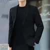 Garnitury męskie Blazery S-4xl Męskie Business Casual Suit Koreański styl Trendy Slim Fit 2-częściowy zestaw solidnych kolorów blezer spodnie groom sukienka ślubna impreza 231101