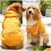 犬のアパレル犬アパレル冬のペット服犬パーカーフリース温かいセーターソフトペット衣料ジッパーポケットコスチュームコートM l xl acces dhphp