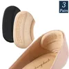 Pièces de chaussures Accessoires 3 paires de coussinets pour talons hauts Anti-usure Coussinets de pied Protecteurs de talon Semelles intérieures de chaussures pour femmes Antidérapant Ajuster la taille 231031