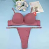 BH's Sets Sexy lingerie ondergoed Dames dikke cup met stalen ringketting Mode verzamelen bh set bh T231101