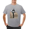 Herren-Poloshirts, schwarz-weißes Lemur-Portrait-T-Shirt, leere T-Shirts, Anime-Sommer-Tops für Männer