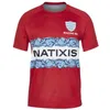 Maglia da rugby 2023 Top BIARRITZ Racing 92 Maillot 22 23 Stade Francais Paris Union Toulouser Bordeaux Begles casa lontano Perpignan Ernest Wallon Warm Up maglia taglia S-5XL