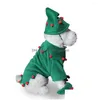 Vêtements pour chiens Vêtements pour chiens Vestes de Noël pour animaux de compagnie Sweats à capuche Père Noël Vêtements d'Halloween Livraison directe Dhgarden Dhnxy