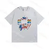 Hiphop Tees Men Designer Tide T Shirt Summer Uomo Donna T-shirt larghe Rapper Street Skateboard Top Camicia stampata di moda