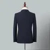 Herren Polos Hochwertige Blazer Hosen Britisches Business Casual Elegante Mode Erweiterte Einfache Hochzeit Slim Anzug Zwei Stücke 231101