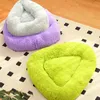 Cat Beds Furniture Warm Cat Bed Dog Pet Bed Kennel Non-Slip Winter Warm Puppy Dog Kennel Sleeping Long Plush Soft Kitten Cushion Mat Cat Supplies 231101