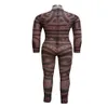 Summer Women VintageTribal Tattoo Print Mesh Jumpsuit Curvy African Runway Sheer Bodysuit Celebrity Jumpsuit Catsuit325m