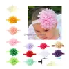 Bandeau enfants créatifs bande de cheveux accessoires en mousseline de soie fleur bébé bandeau livraison directe produits capillaires accessoires de cheveux outils Dhbej